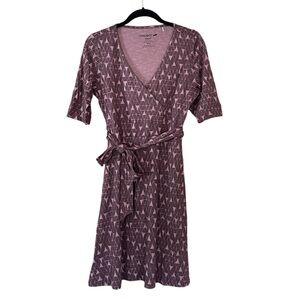 Toad & Co Cue Wrap Cafe Dress Size Small